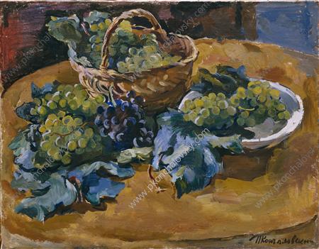 Still Life. Grape., 1929 - Piotr Kontchalovski