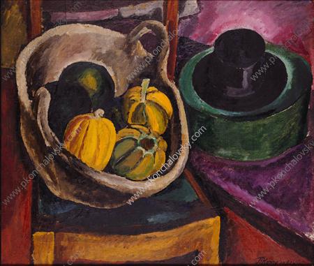 Still Life. Melon., 1912 - Pjotr Petrowitsch Kontschalowski
