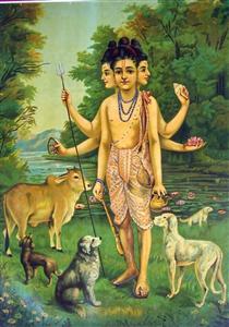 Dattatreya - Raja Ravi Varma