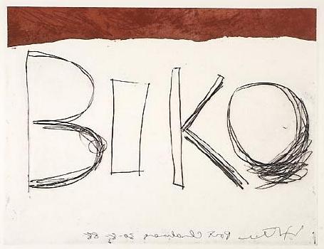 Biko, 1988 - Ralph Hotere