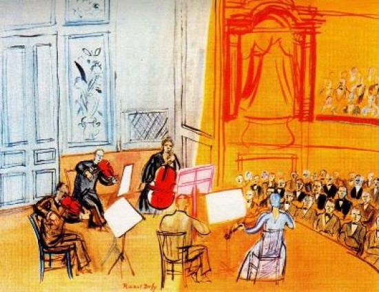 Red quartet - Raoul Dufy