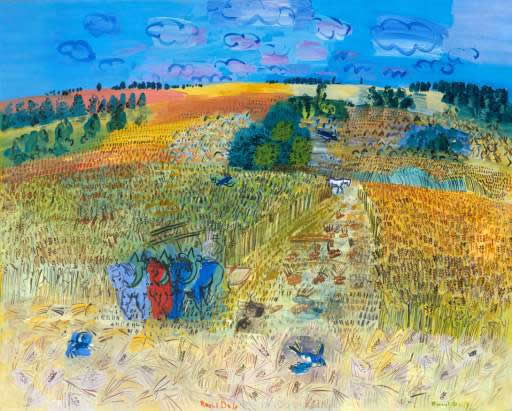 The Wheat Field, 1929 - Рауль Дюфі