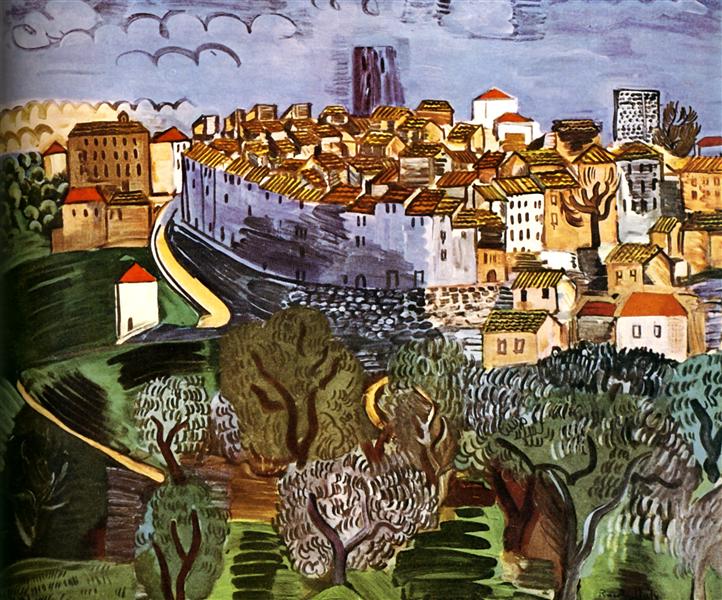Vence, 1923 - Raoul Dufy - WikiArt.org
