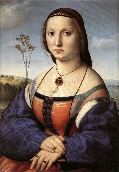 Porträt der Maddalena Doni, 1506 - Raffael