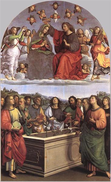 The Crowning of the Virgin, 1502 - 1503 - Rafael Sanzio