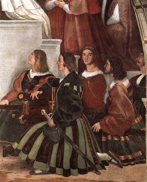 The Mass at Bolsena (detail), 1512 - Rafael