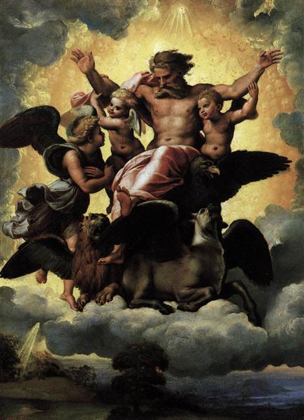 Vision of Ezekiel, 1518 - Raphael