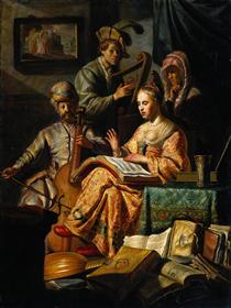 Alegoria Musical - Rembrandt