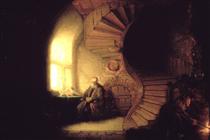 Filósofo em Meditação - Rembrandt