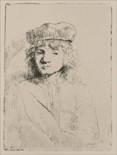 Portrait of Titus, Rembrandt`s Son, 1652 - Rembrandt