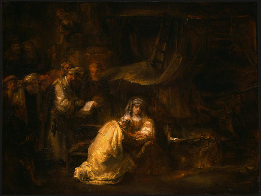 Обрізання, 1661 - Рембрандт