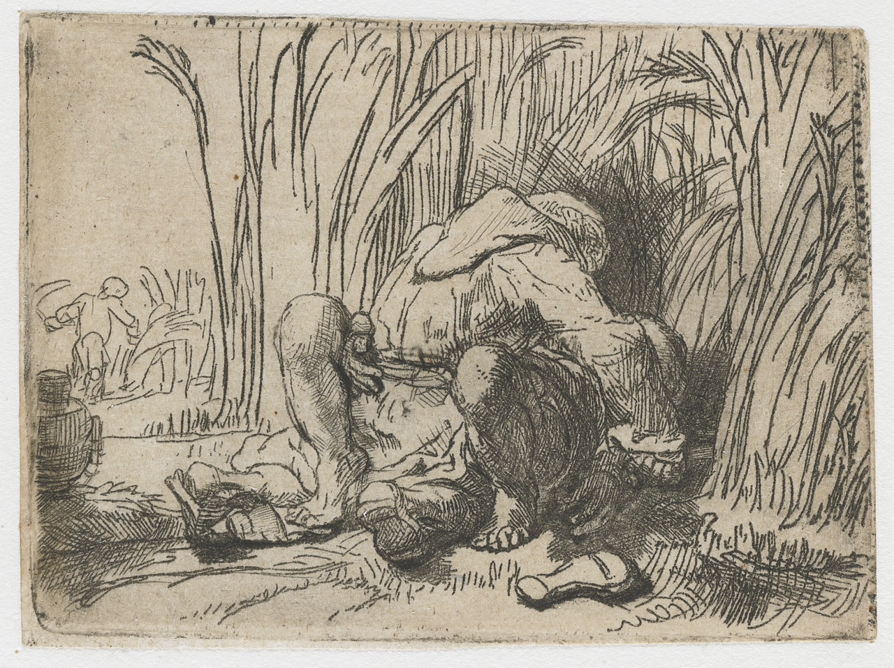 The monk in the cornfield, 1646 Rembrandt