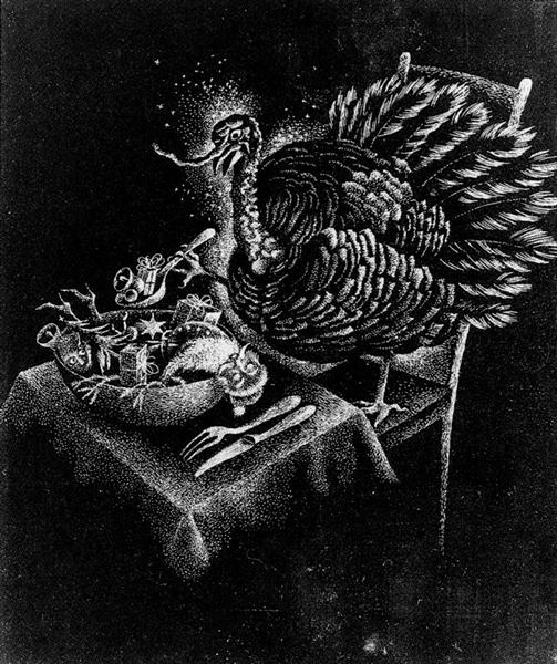 Christmas turkey - Ремедиос Варо
