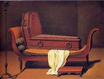 Perspective: Madame Recamier by David - Rene Magritte