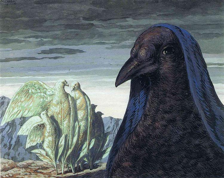 rene magritte paintings bird