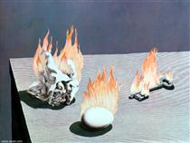 The Ladder Of Fire - René Magritte