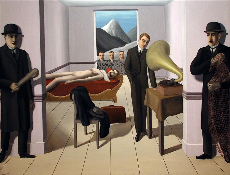The menaced assassin, 1927 - Rene Magritte