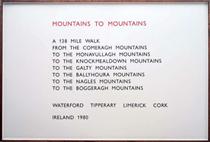 Mountains to Mountains - Richard Long