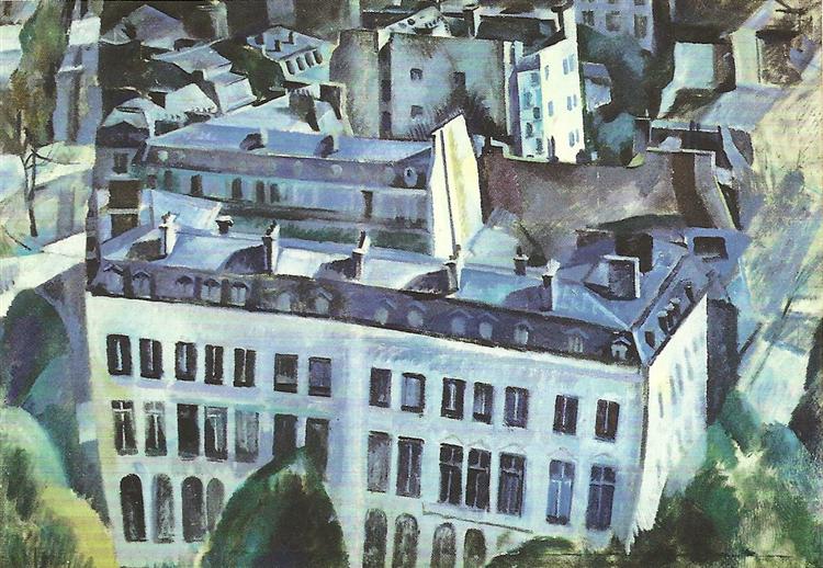 Study for The City, 1909 - 1910 - 羅伯特·德勞內
