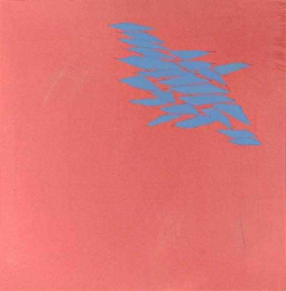 Untitled (Blue, Red), 1973 - Robert Goodnough