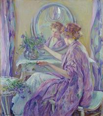 The Violet Kimono - Robert Lewis Reid