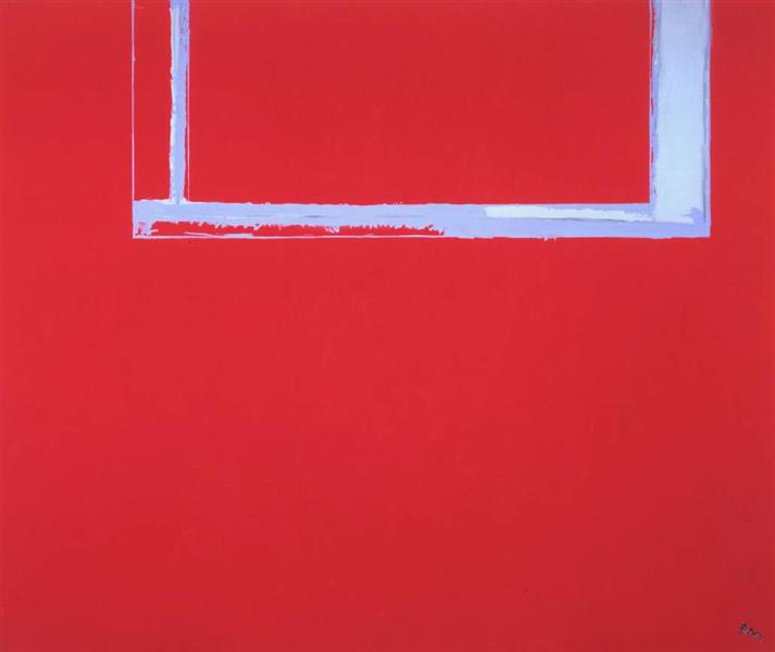 Open No. 122 in Scarlet and Blue, 1969 - 羅伯特·馬哲威爾