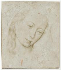 Head of the Virgin - Rogier van der Weyden