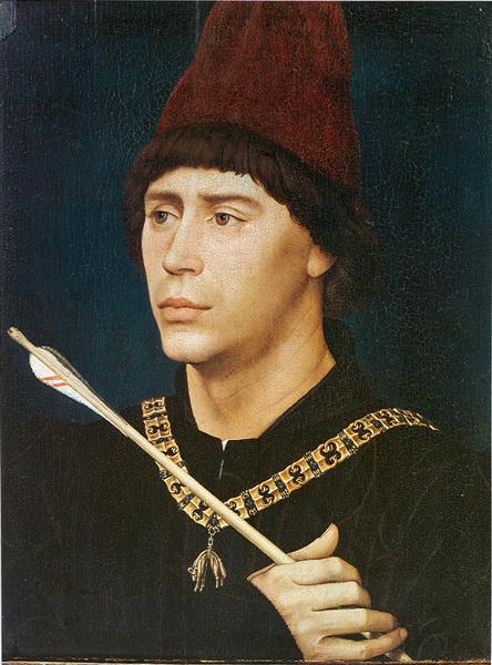 Portrait of Antoine, bastard of Burgundy, 1460 - Рогір ван дер Вейден