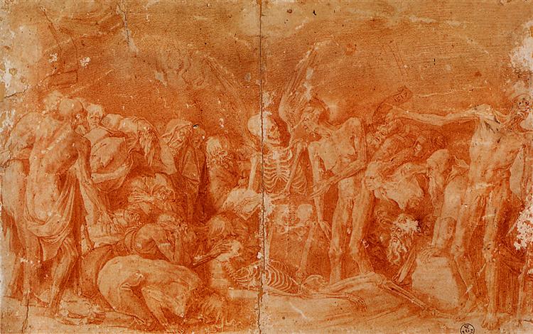 Allegoria macabra, 1520 - Россо Фьорентино