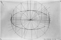 Oval Construction (Konstruktionszeichnung) - Ruth Vollmer