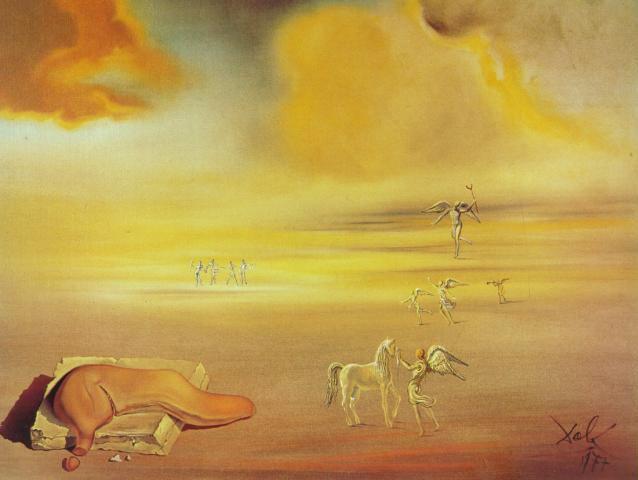 Angelic Landscape, 1977 - Salvador Dali