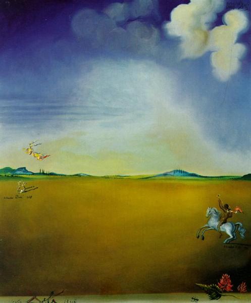 Landscape Near Ampurdan, 1978 - Salvador Dalí