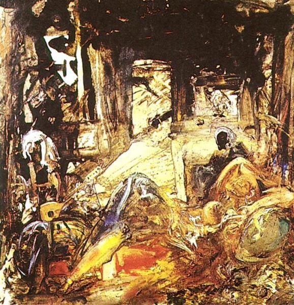 Mohammed's Dream (Homage to Fortuny), 1961 - Сальвадор Дали