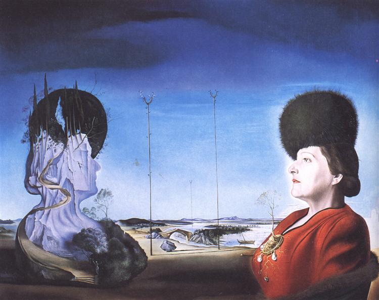 Portrait of Frau. Isabel Styler-Tas, 1945 - Salvador Dalí