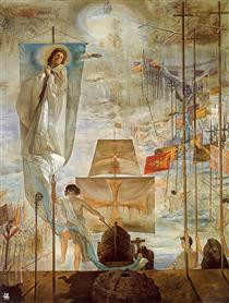 The Discovery of America by Christopher Columbus - Salvador Dali