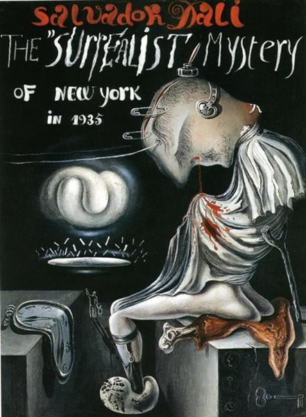 The Surrealist Mystery of New York, 1935 - Salvador Dalí