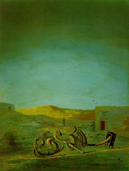 Untitled (Desert Landscape), 1934 - Salvador Dali
