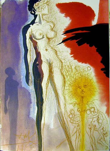 Uxnor Lot in satuam salis conversa (Genesis 19:24), 1964 - 1967 - Salvador Dalí