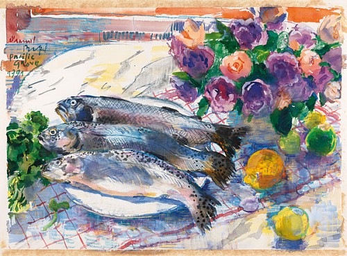 Fish, Flowers and Fruits, 1991 - Самуель Бурі