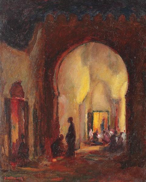 Quarter in Tunis, 1920 - Самуэль Мютцнер
