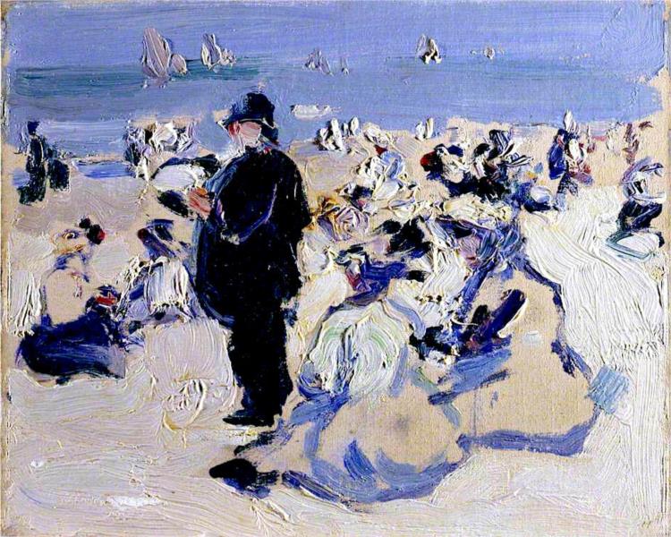 Beach Scene, 1907 - Семюел Пепло