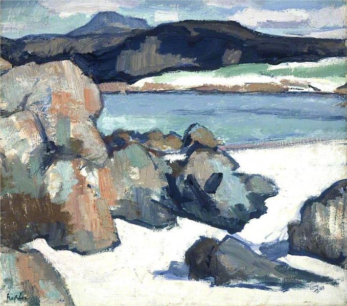 Iona Landscape. Rocks, 1927 - Samuel Peploe