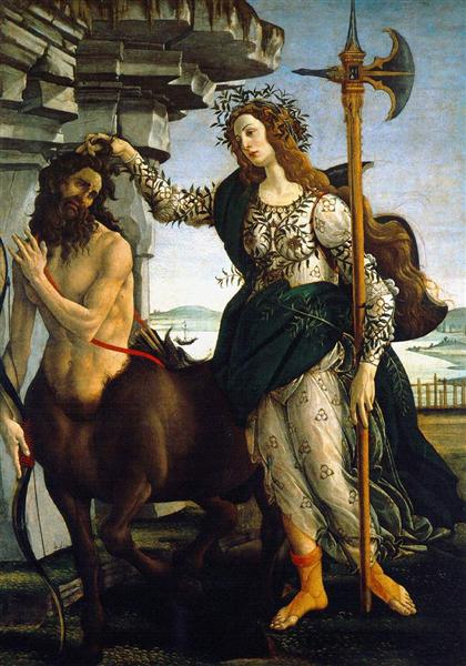 Pallas and Centaur, c.1482 - Sandro Botticelli