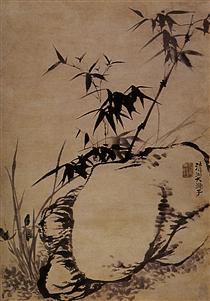 Orchids, bamboo, rock - Шитао