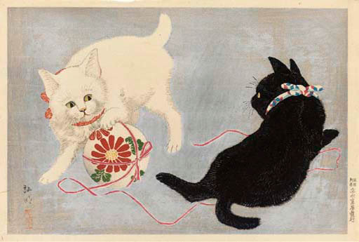 Cats with Ball - Shotei Takahashi
