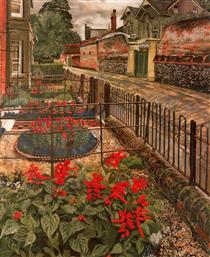 Gardens In The Pound, Cookham - Стенлі Спенсер