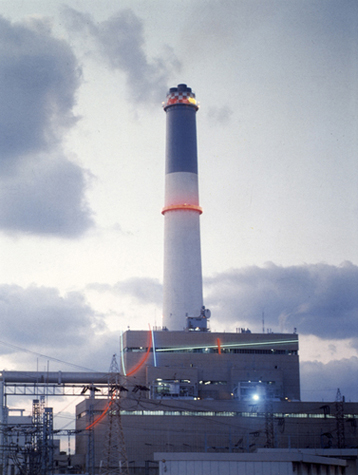 Neons for the Reading Power Station, 1999 - Stephen Antonakos
