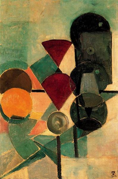 Composition II (Still life), 1916 - Theo van Doesburg