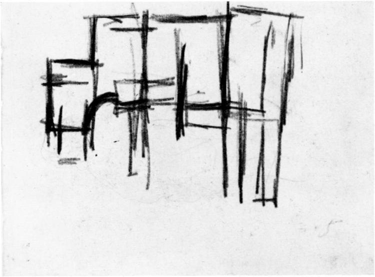 Composition (The Cow), c.1917 - 特奥·凡·杜斯伯格