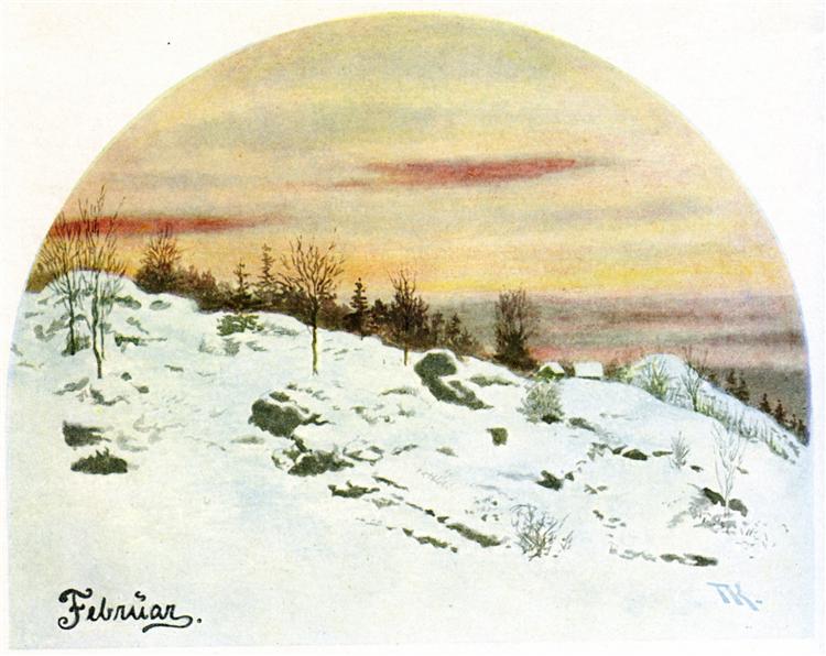 February, 1890 - Theodor Kittelsen